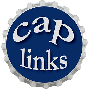 Cap Links - beer cap cuff links